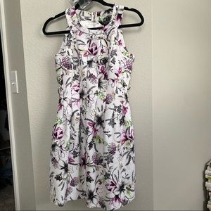 NWT White House Black Market sleeveless tulip dress size 4P